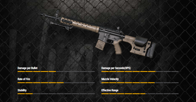 Scoped Mk12 rifle