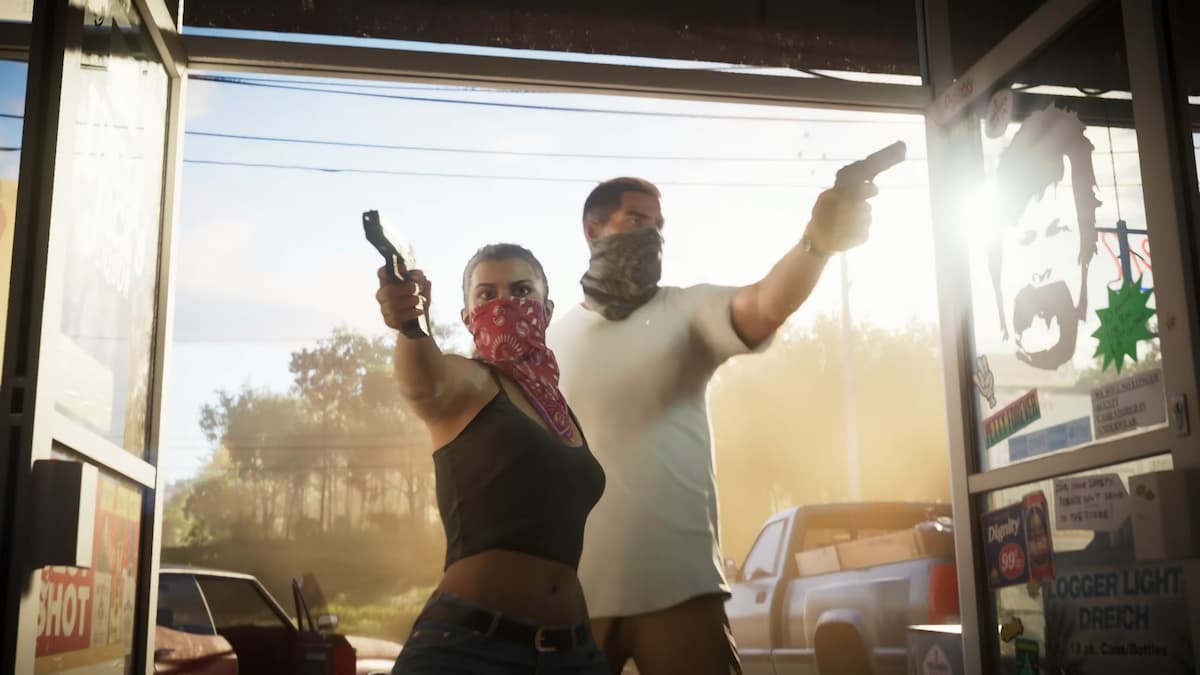 Two armed characters from GTA 6