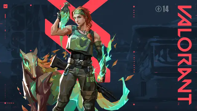 Skye casting ability in combat pose