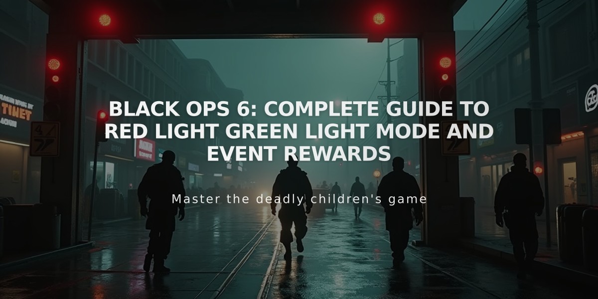 Black Ops 6: Complete Guide to Red Light Green Light Mode and Event Rewards