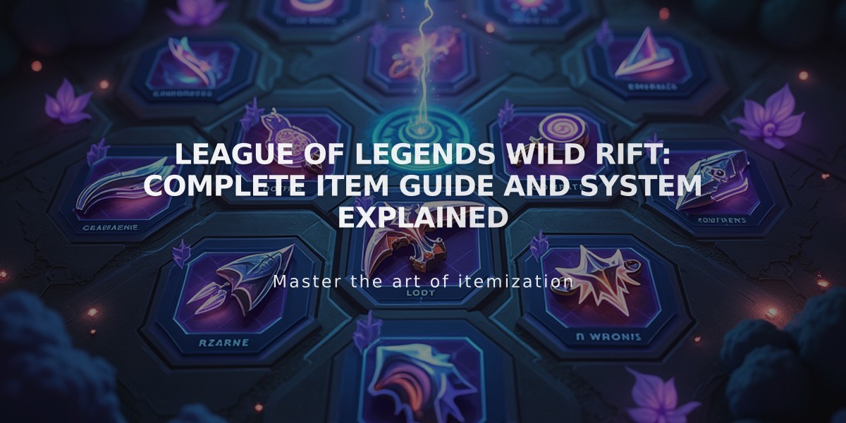 League of Legends Wild Rift: Complete Item Guide and System Explained