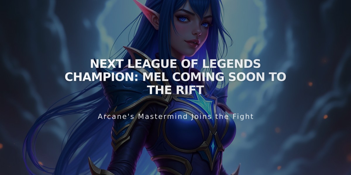 Next League of Legends Champion: Mel Coming Soon to the Rift