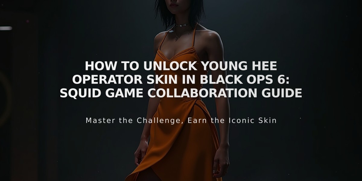 How to Unlock Young Hee Operator Skin in Black Ops 6: Squid Game Collaboration Guide