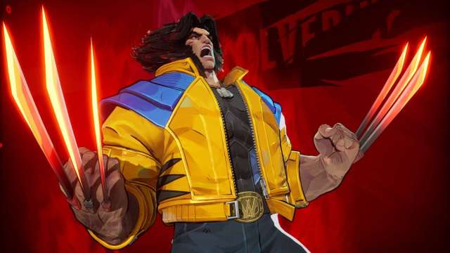 Wolverine with yellow jacket and claws