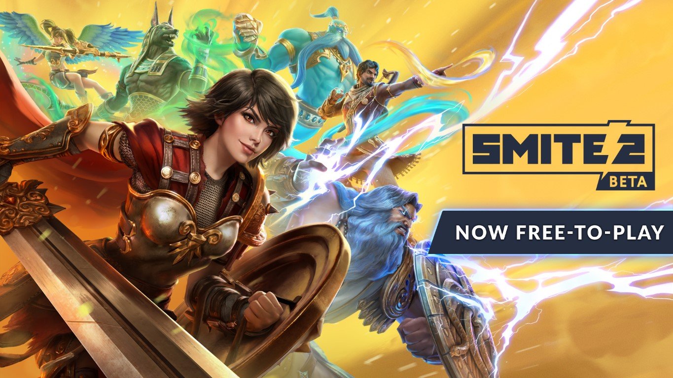 Promotional artwork for Smite Beta game