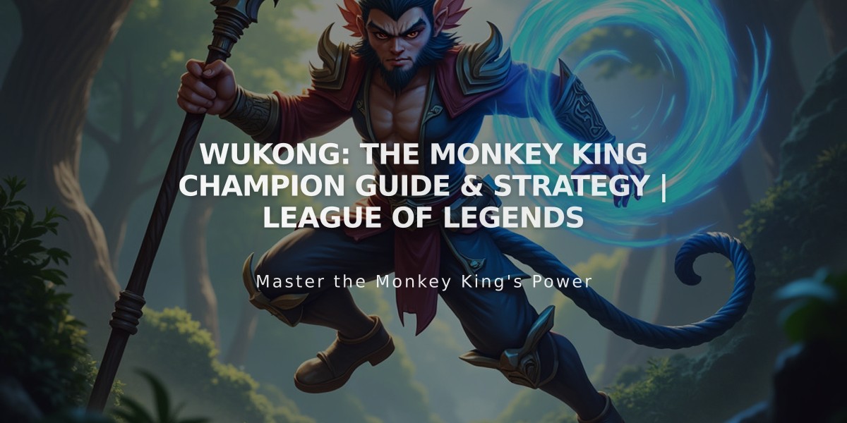 Wukong: The Monkey King Champion Guide & Strategy | League of Legends