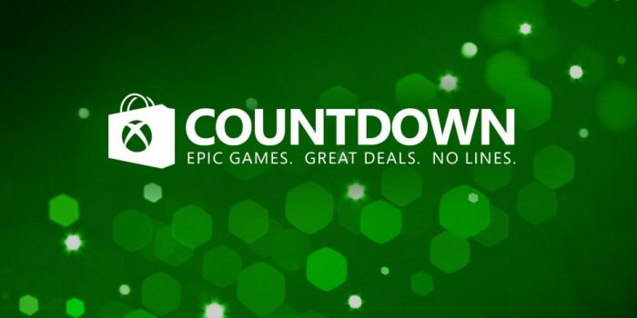 Xbox Countdown Sale promo banner