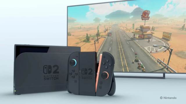 Black Nintendo Switch gaming console