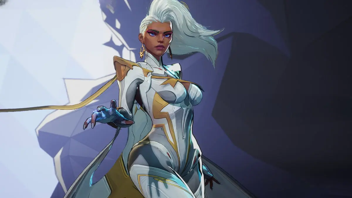 Storm from X-Men white-haired hero