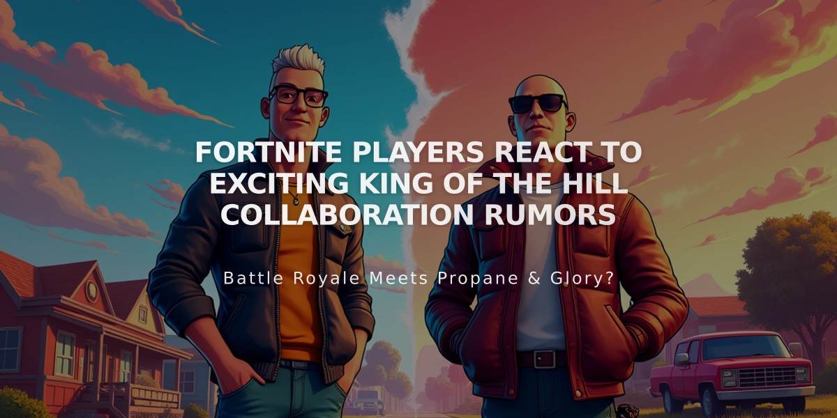 Fortnite Players React to Exciting King Of The Hill Collaboration Rumors