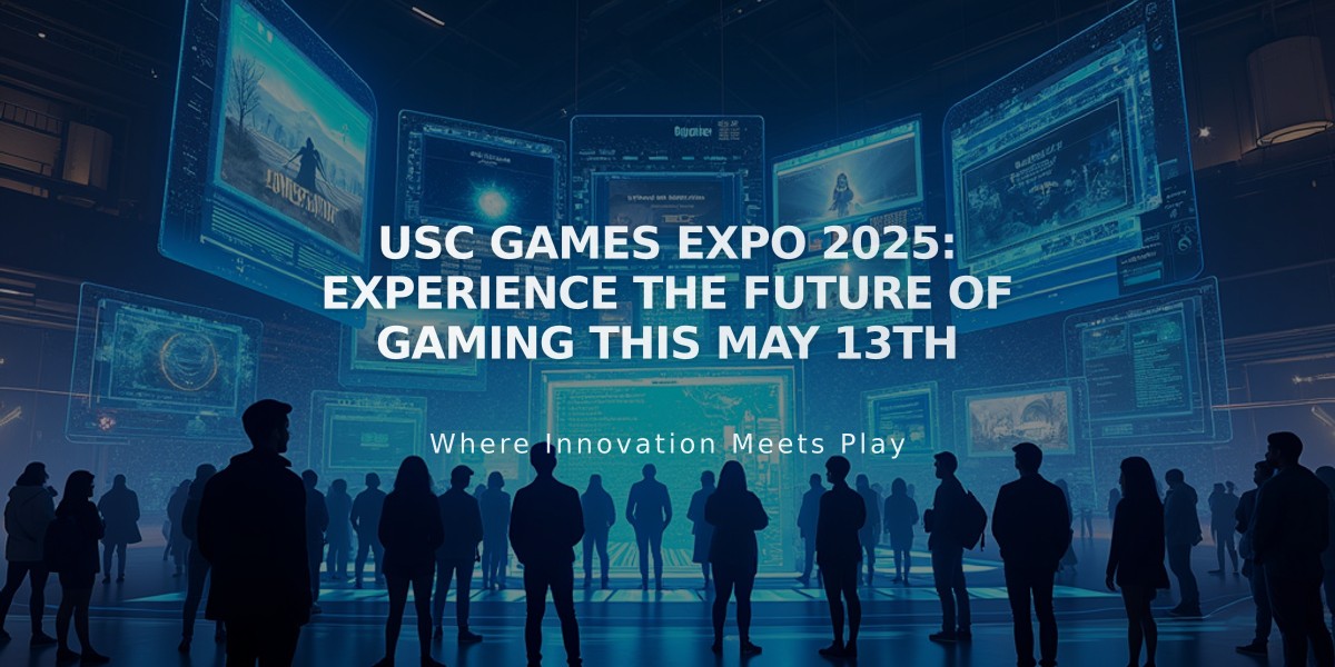 USC Games Expo 2025: Experience The Future Of Gaming This May 13th