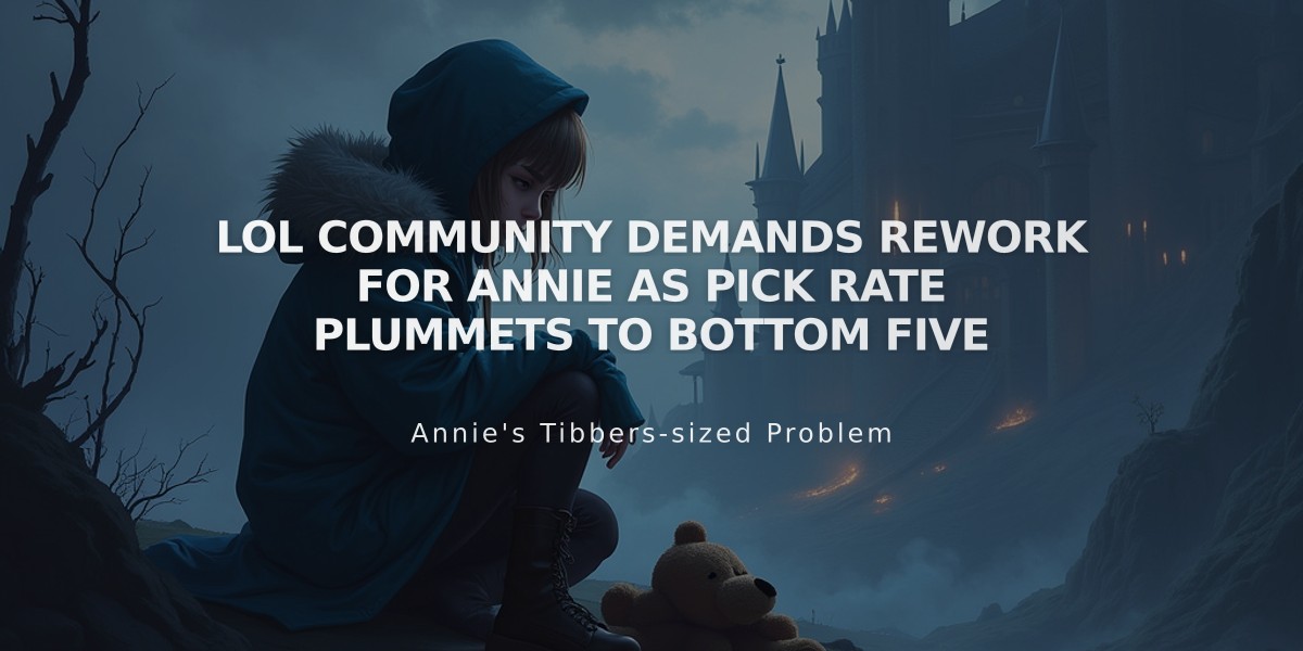 LoL Community Demands Rework for Annie as Pick Rate Plummets to Bottom Five