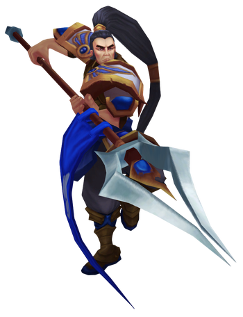 Xin Zhao, Demacian warrior with spear