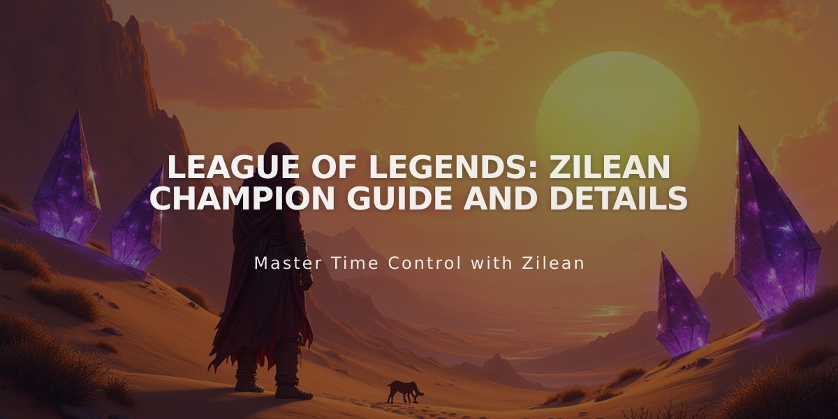 League of Legends: Zilean Champion Guide and Details