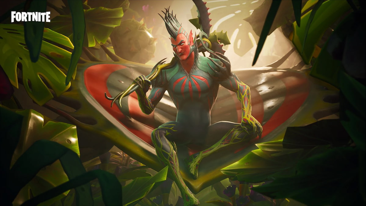 Flytrap skin in jungle setting