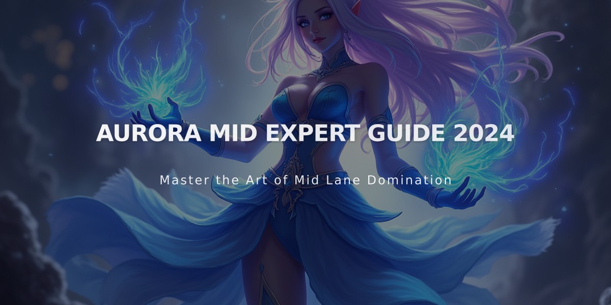 Aurora Mid Expert Guide 2024