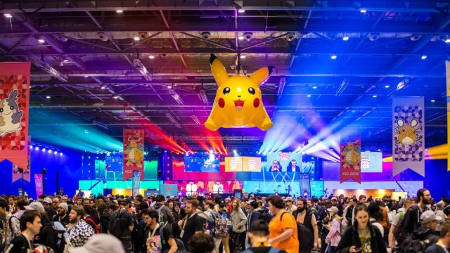 Pikachu at gaming event