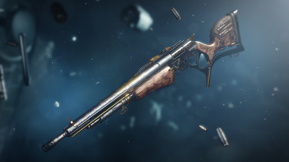 Wooden-handled rifle in Destiny 2