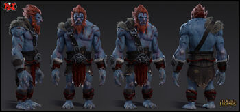 Trundle concept art from League of Legends