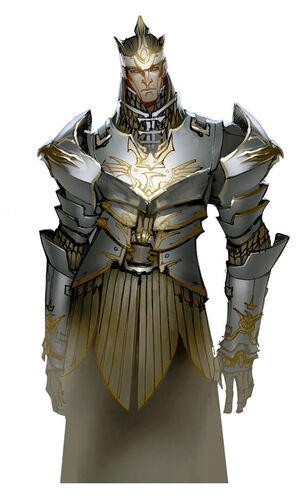 Armored prince Jarvan IV from Demacia