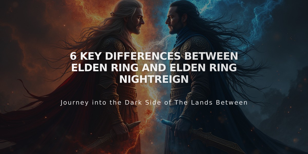 6 Key Differences Between Elden Ring and Elden Ring Nightreign