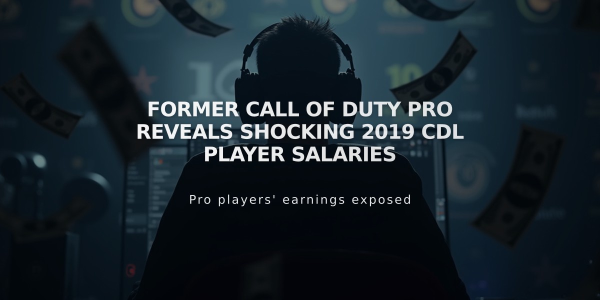 Former Call of Duty Pro Reveals Shocking 2019 CDL Player Salaries