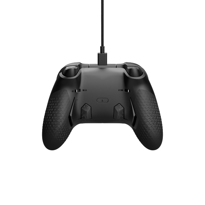 Black gaming controller