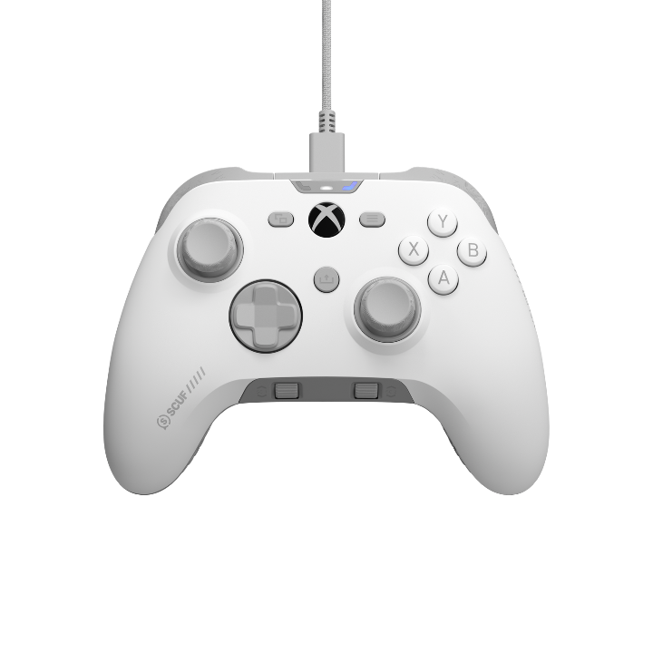 White corded Xbox controller