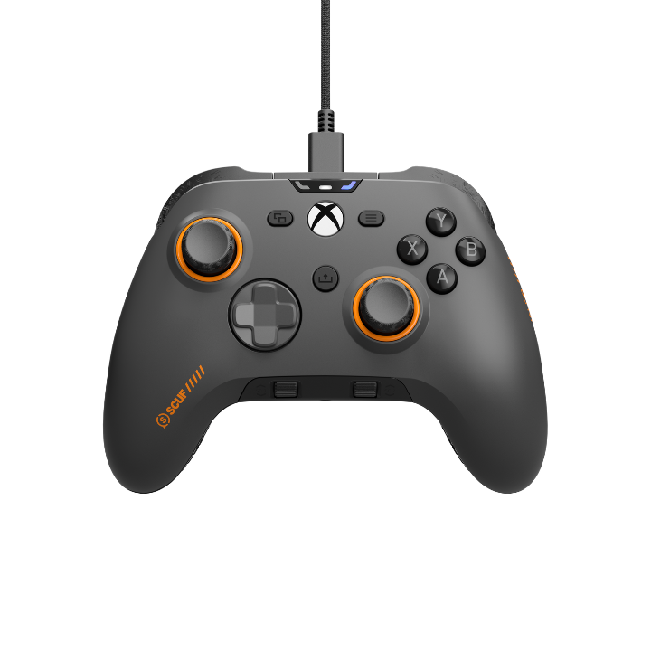 Black Xbox gaming controller