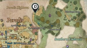 Dawnshore area map from Avowed