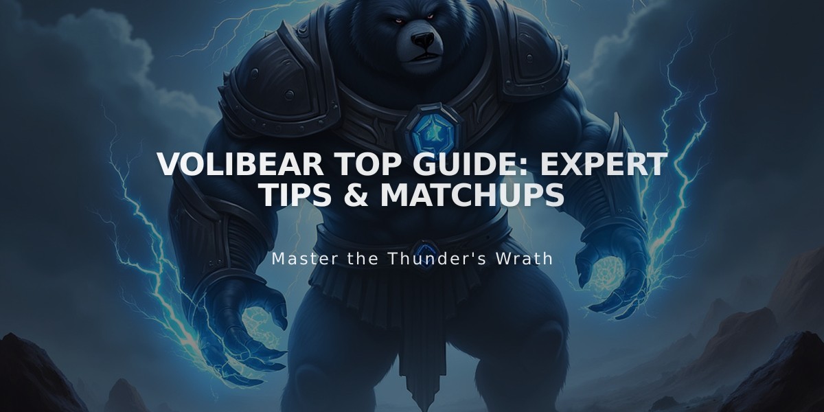 Volibear Top Guide: Expert Tips & Matchups