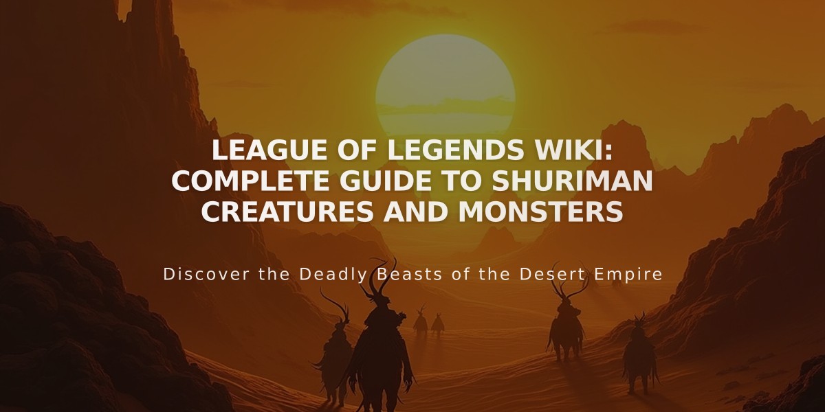 League of Legends Wiki: Complete Guide to Shuriman Creatures and Monsters