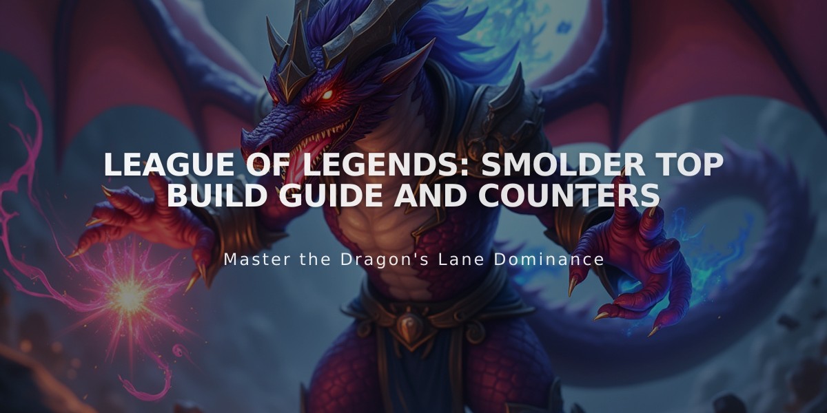 League of Legends: Smolder Top Build Guide and Counters