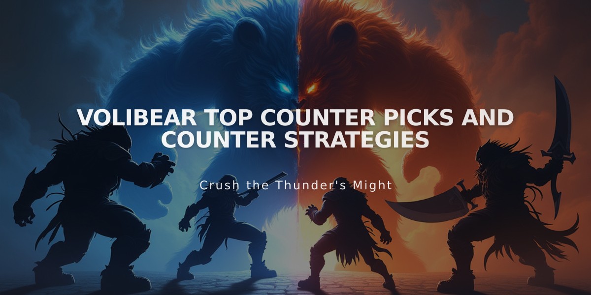 Volibear Top Counter Picks and Counter Strategies