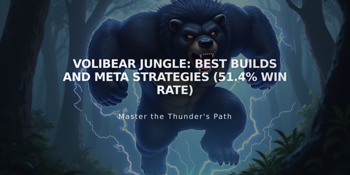 Volibear Jungle: Best Builds and Meta Strategies (51.4% Win Rate)