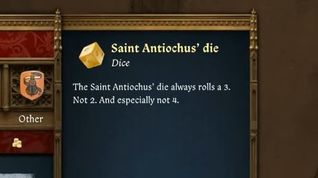 Yellow Saint Antiochus die