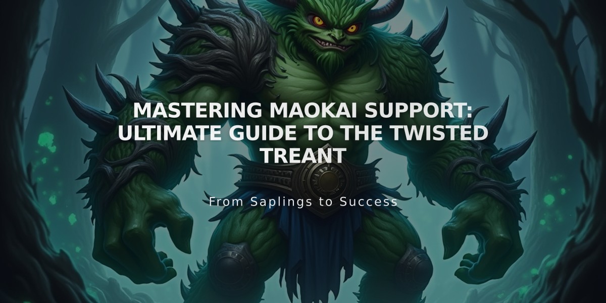 Mastering Maokai Support: Ultimate Guide to the Twisted Treant