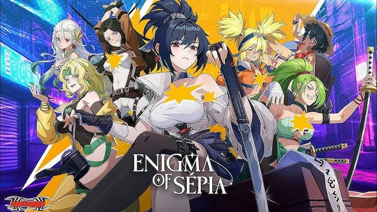 Anime characters from Enigma of Sepia