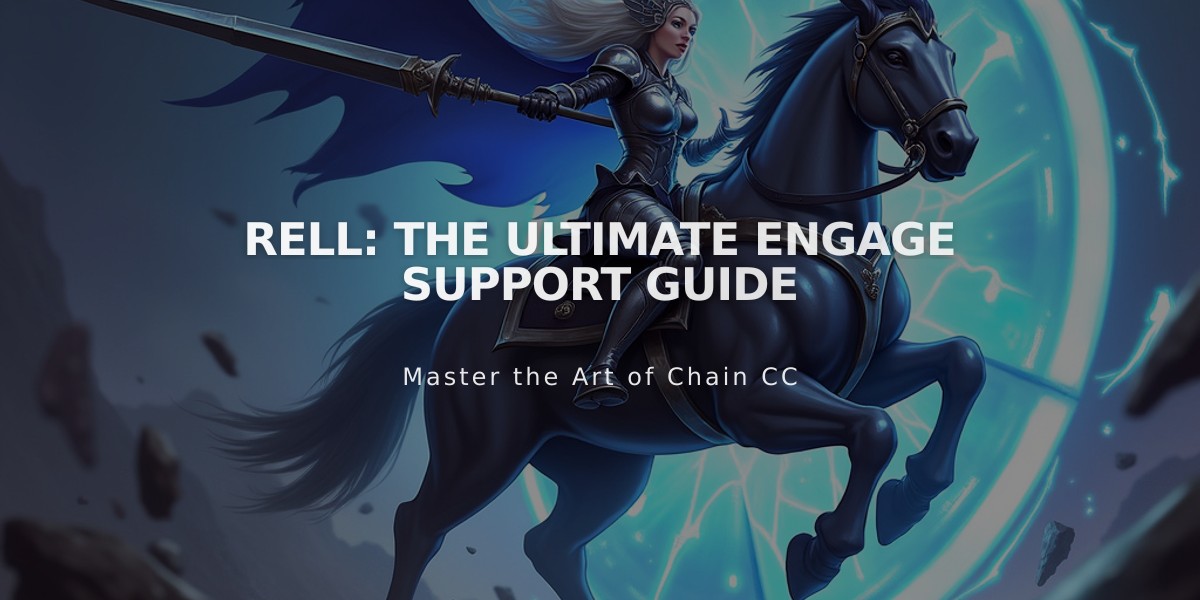 Rell: The Ultimate Engage Support Guide