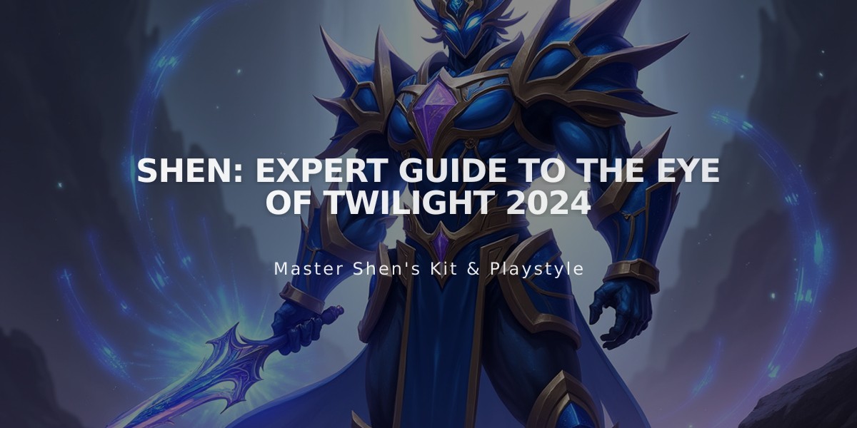 Shen: Expert Guide to the Eye of Twilight 2024