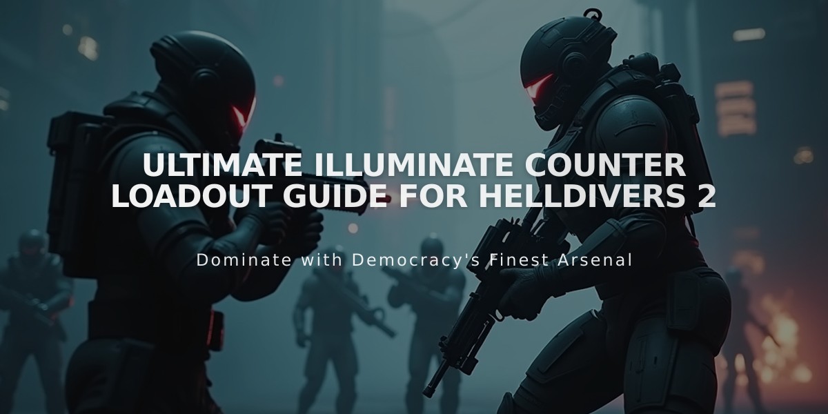 Ultimate Illuminate Counter Loadout Guide for Helldivers 2