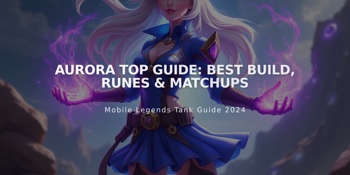 Aurora Top Guide: Best Build, Runes & Matchups