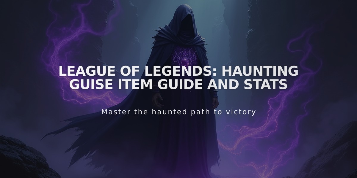 League of Legends: Haunting Guise Item Guide and Stats