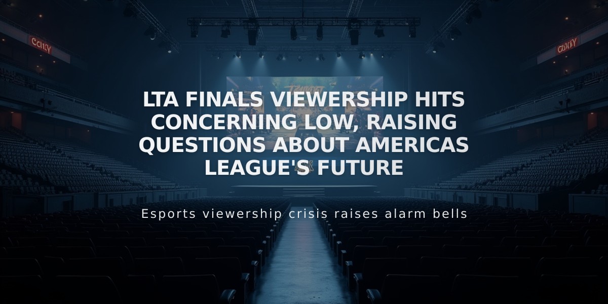 LTA Finals Viewership Hits Concerning Low, Raising Questions About Americas League's Future