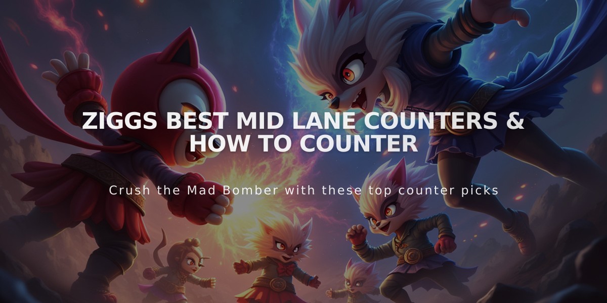 Ziggs Best Mid Lane Counters & How to Counter