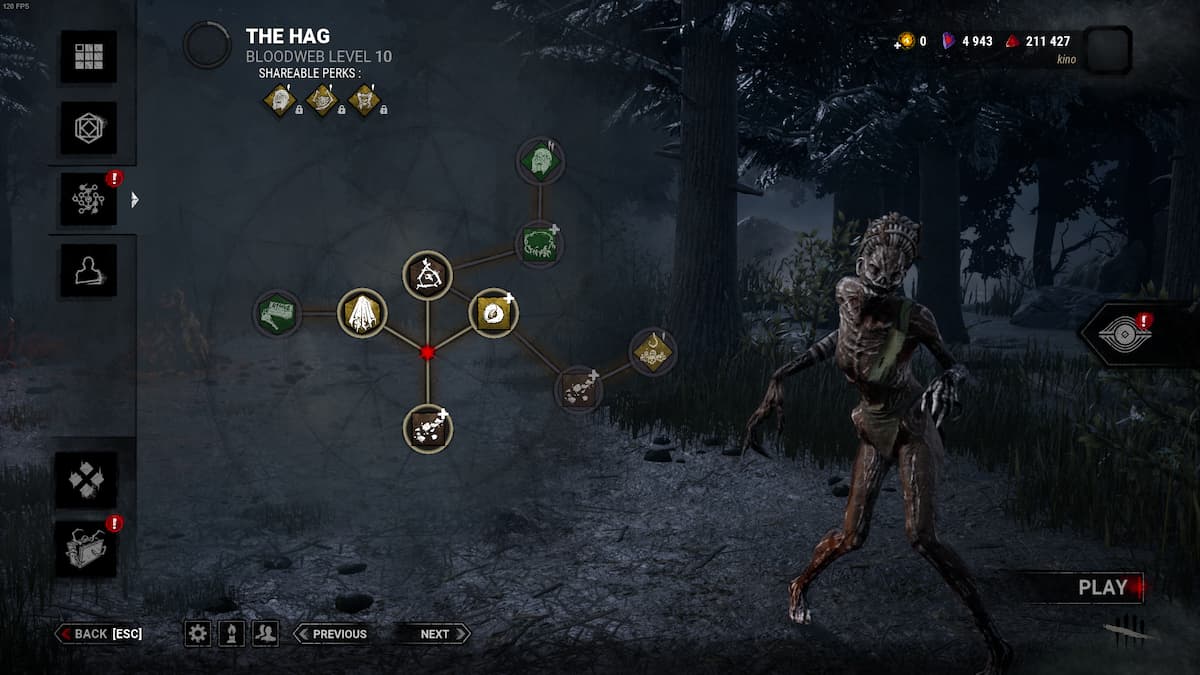 The Hag character in DbD