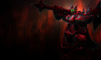 Infernal Mordekaiser wielding spiked axe